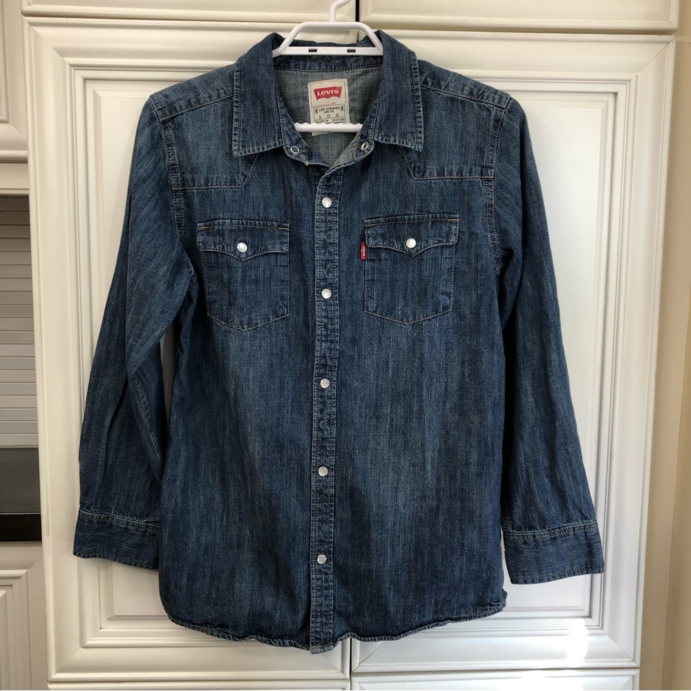 Levi’s boys l/s denim shirt